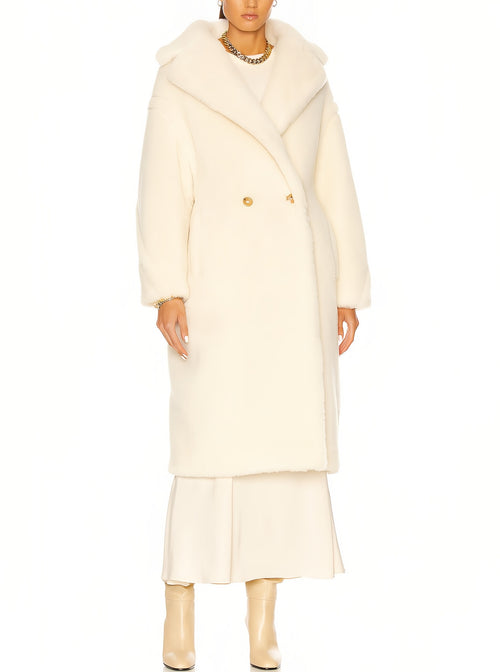 101604 Teddy Bear Icon Coat in alpaca and wool